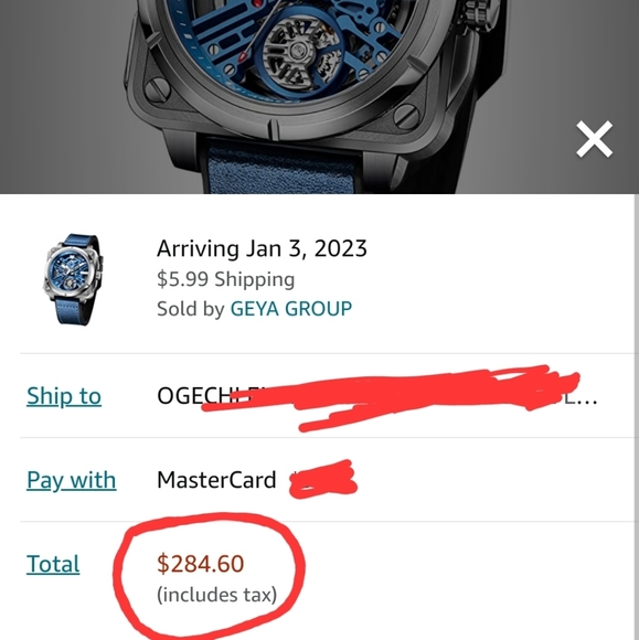 Automatic Mechanical Watch Skeleton Stainless 50M Waterproof - Picture 4 of 8